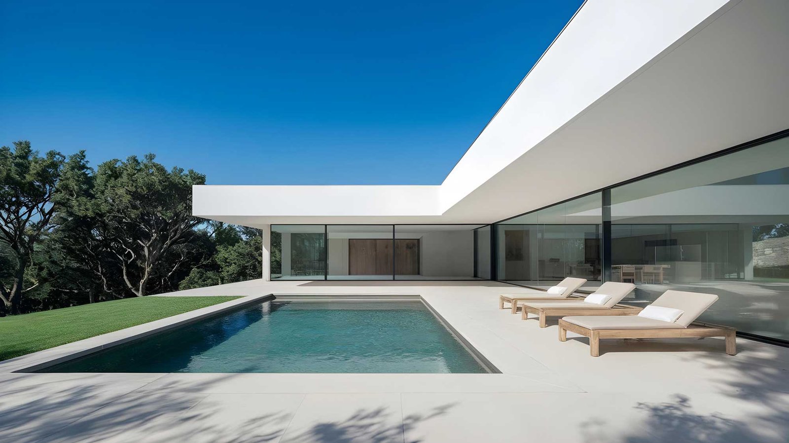 Villa contemporaine avec piscine