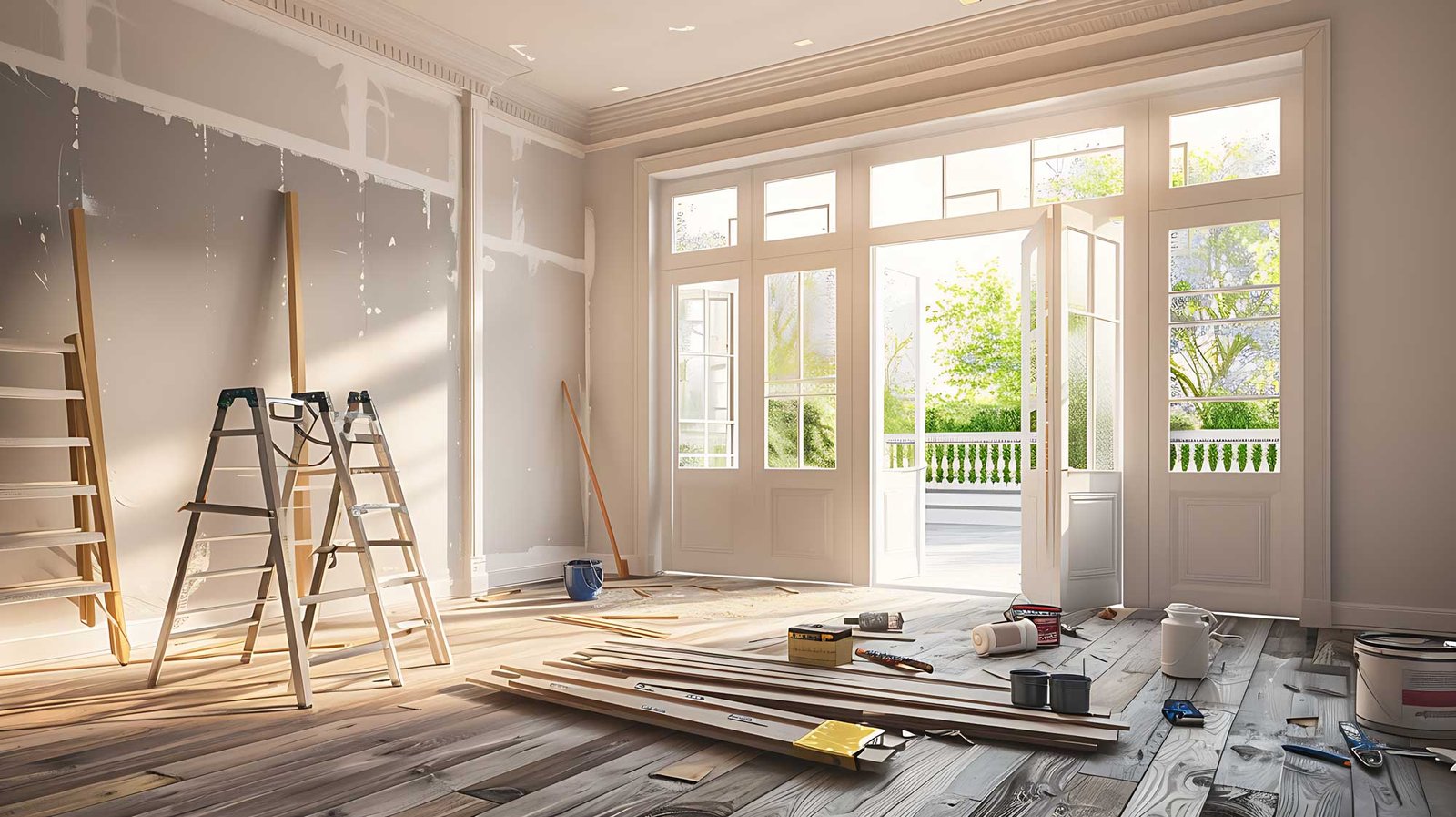 Rénovation intérieure en cours